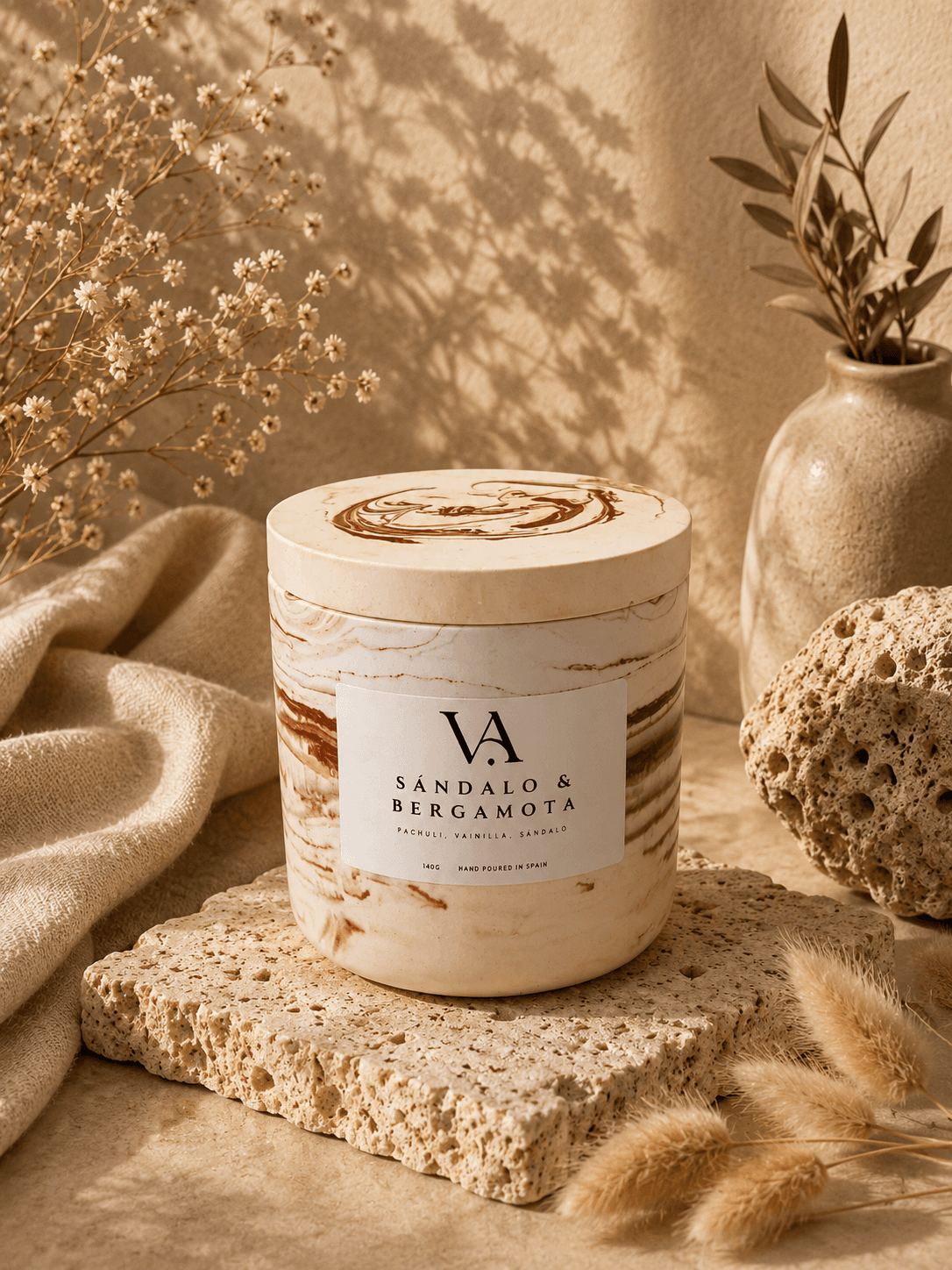 Vela aromática ORIGEN Sándalo & Bergamota